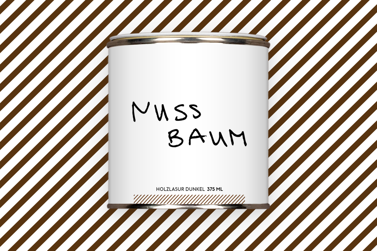 Dunkle Möbellasur wasserbasiert