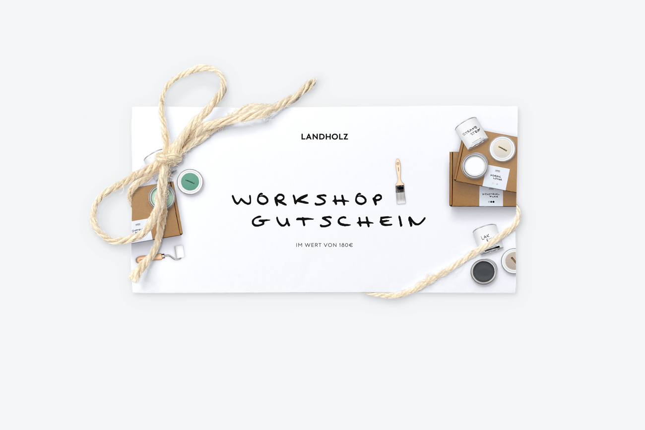 Workshop Gutschein für Möbel Upcycling