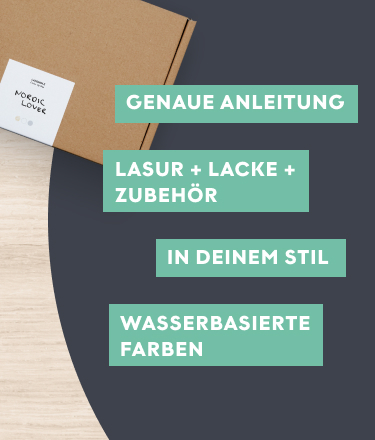 Möbel einfach im Skandi Stil streichen mit unseren skandinavischen Möbelfarben