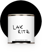 Möbelfarbe Lakritz, schwarzer Holzlack seidenmatt zum Möbel streichen. Für Upcycling-Projekte mit dunklen Farben