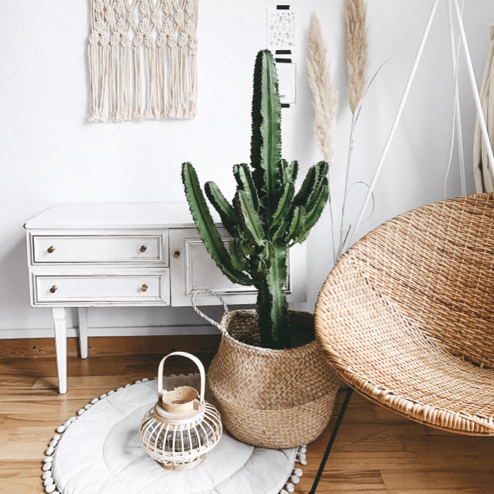 Kleine Möbel weiß streichen für mehr Ordnung im Raum und minimalistische Möbel, mit hellem Interior kleine Räume grösser wirken lassen