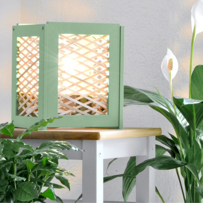 DIY-Lampe selber machen, DIY-Geflecht und alte Bilderrahmen für individuelles Interior